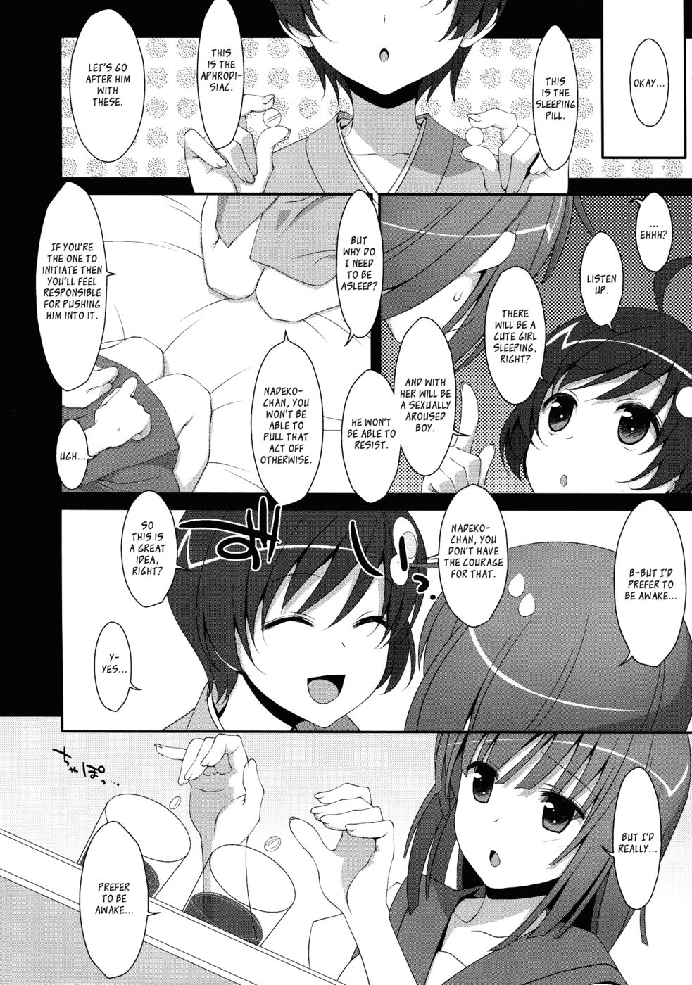 Hentai Manga Comic-Nadeko X Drug-Read-5